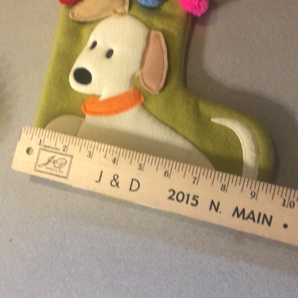Cute felt dog stockings - Picture 8 of 8